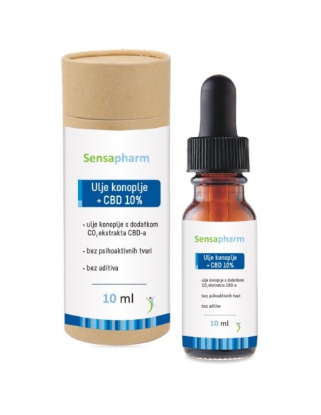 SensaPharm Ulje konoplje + CDB 10%