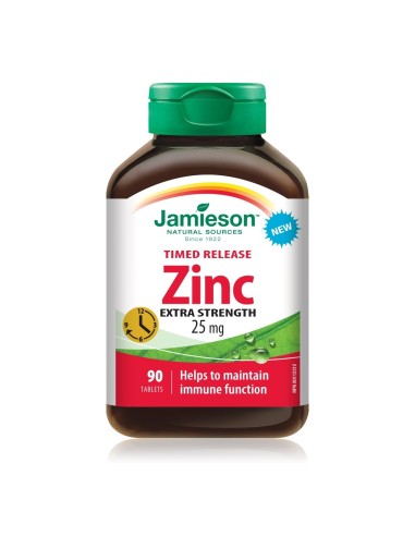 Jamieson Cink 25 mg extra snaga, tablete s produljenim oslobađajnem