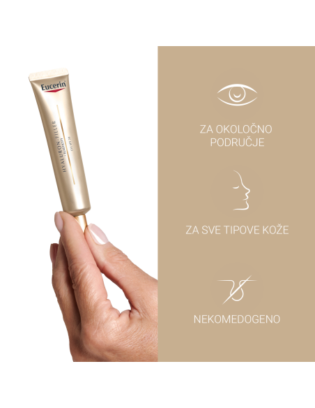 Eucerin Hyaluron-Filler + Elasticity krema za područje oko očiju SPF 20 83531 NOVA