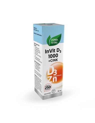 Zona Vital InVit D3 1000+Cink Oralni sprej