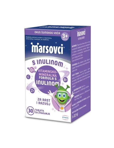 Stada Marsovci s inulinom tablete za žvakanje