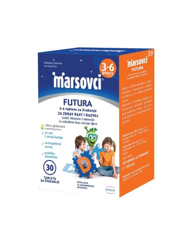 Stada Marsovci Futura 3-6 tablete za žvakanje