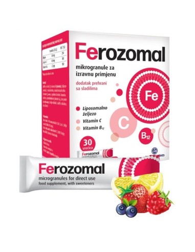 Ferozomal mikrogranule za izravnu primjenu