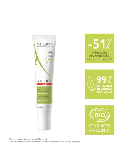 A-Derma Biology AR dermatološka njega protiv crvenila