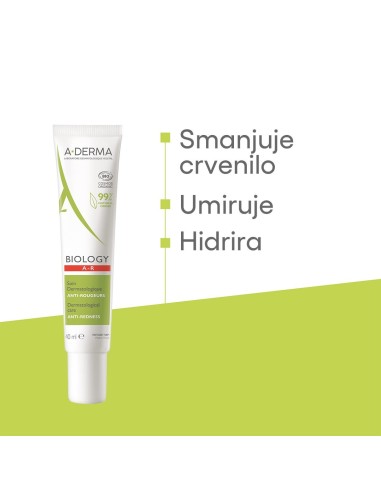 A-Derma Biology AR dermatološka njega protiv crvenila