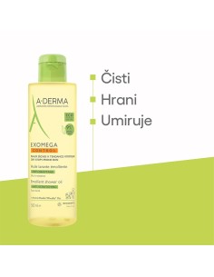 A-derma Exomega Control Emolijentno ulje za tuširanje 2