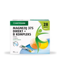 Dietpharm Magnezij 375 Direkt + B kompleks granule