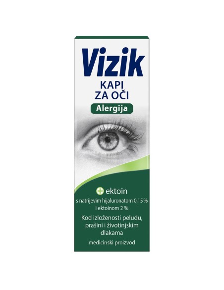 Vizik kapi za oči za alergiju