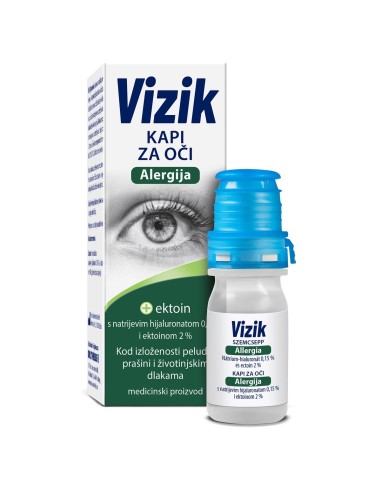 Vizik kapi za oči za alergiju