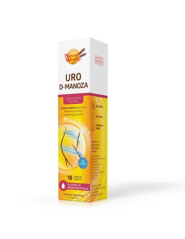 Natural Wealth Uro D-manoza šumeće tablete