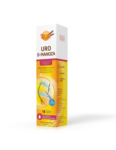 Natural Wealth Uro D-manoza šumeće tablete