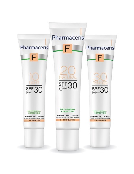 Pharmaceris F Matt Mineral tekući dermo puder SPF 30