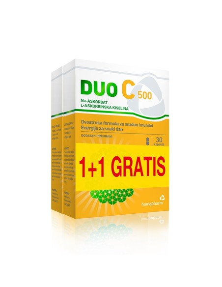 Hamapharm Duo C 500 kapsule PROMO 1+1