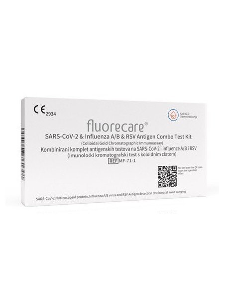 Fluorecare kombinirani test COVID-19 SARS-Cov-2, Gripa A/B i RSV
