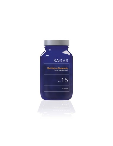 Sagas RC 15 Magnezij Citrate & Bisglycinate tablete
