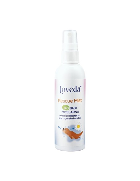 Loveda Rescue Mist Bio baby micelarna vodica za čišćenje bez potrebe za ispiranjem