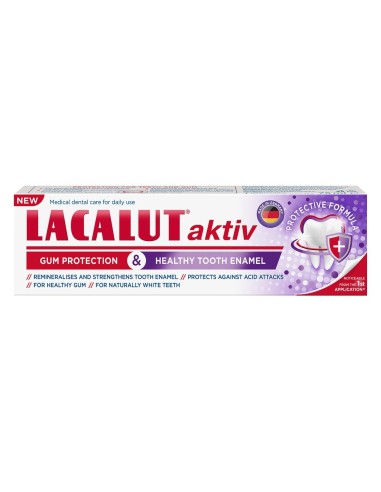 Lacalut aktiv gum protection & healthy tooth enamel zubna pasta