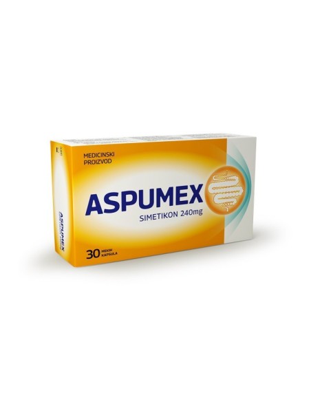 Aspumex Simetikon 240 mg meke kapsule