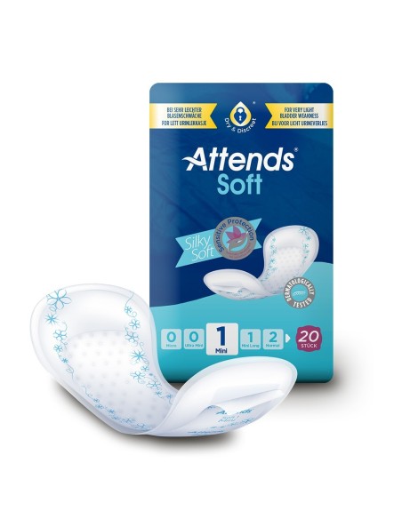 Attends Soft Anatomski ulošci za inkontinenciju 1 Mini