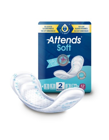 Attends Soft Anatomski ulošci za inkontinenciju 2 Normal