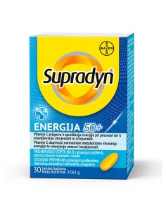 Supradyn Energija 50+ tablete
