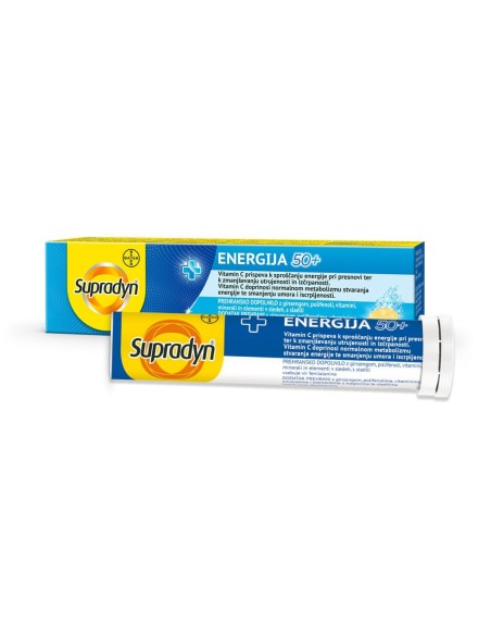 Supradyn Energija 50+ šumeće tablete