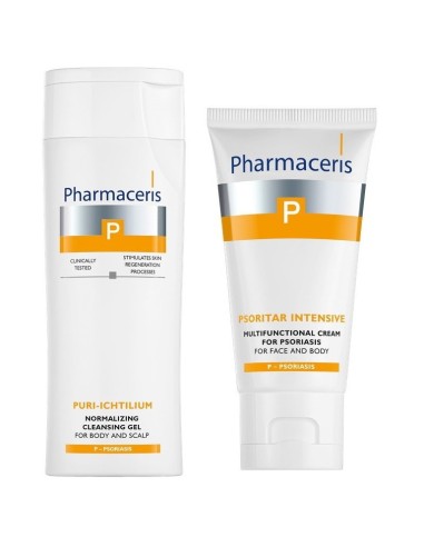 Pharmaceris P Puri Ichtilium Gel za čišćenje tijela i vlasišta + Psoritar Intensive Multifunkcionalna krema za kožu