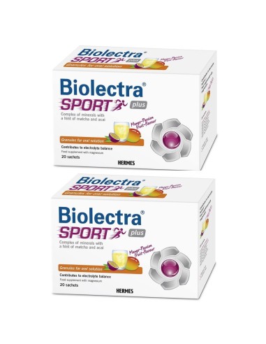 Hermes Biolectra Sport Plus Šumeće granule 1+1 PROMO, dodatak prehrani
