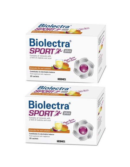 Hermes Biolectra Sport Plus Šumeće granule 1+1 PROMO, dodatak prehrani