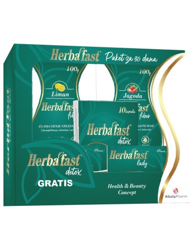Herbafast Paket 30 dana Health and Beauty Promo pakiranje