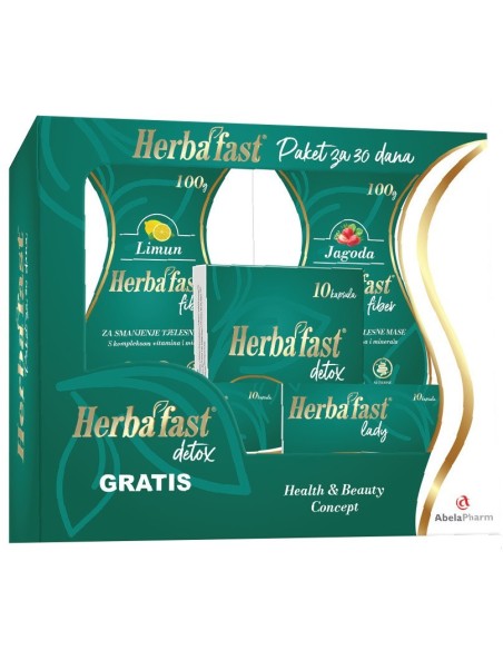 Herbafast Paket 30 dana Health and Beauty Promo pakiranje