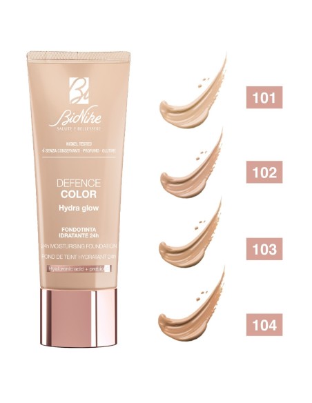 Bionike Defence Color Hydra Glow Hidratantni tekući puder, SPF 15