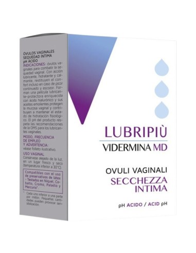 Vidermina Lubripiu vaginalete