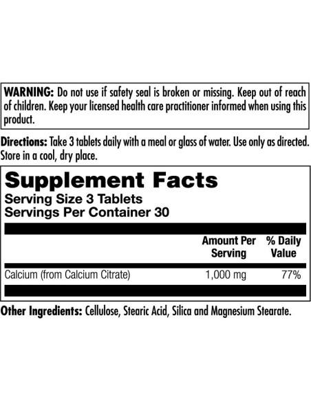 Kal Calcium Citrate 1000 tablete