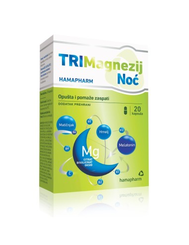 HamaPharm TriMagnezij Noć kapsule