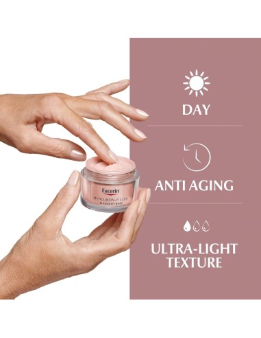 Eucerin Hyaluron-Filler + Elasticity Rose dnevna njega s SPF 30