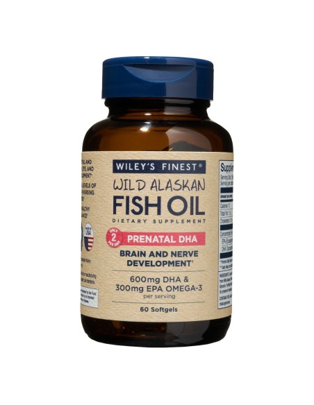 Wiley's Finest Wild Alaskan Fish Oil, Prenatal DHA