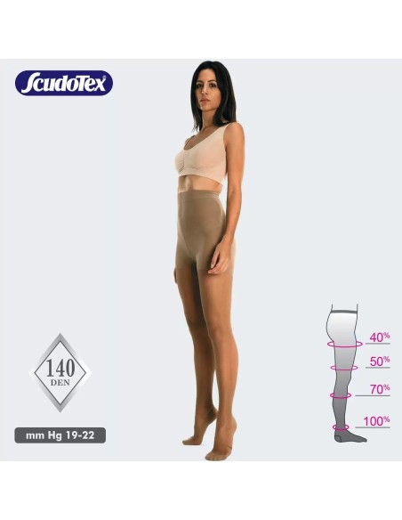 Scudotex Preventine kompresivne hulahop čarape 140 DEN 490