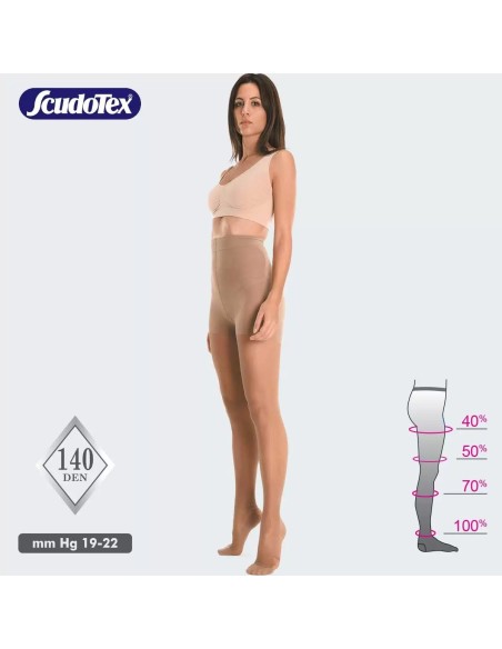 Scudotex Preventine kompresivne hulahop čarape 140 DEN 490