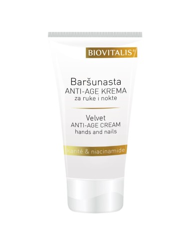 Biovitalis Baršunasta Anti-age krema za ruke i nokte