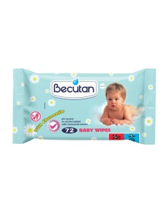 Becutan Dječje vlažne maramice s kamilicom