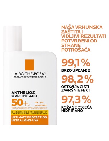 La Roche-Posay Anthelios UVMUNE SPF 50+ Invisible fluid