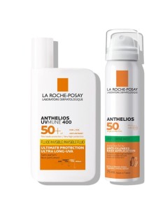 La Roche-Posay Anthelios Duo za zaštitu od sunca; Ujutro + ponovno nanošenje