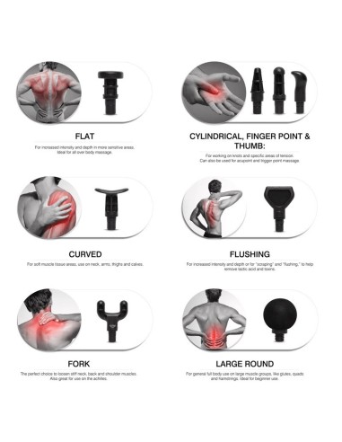 Bodi-Tek Sports Massage Gun s pojasom za masažu cijelog tijela