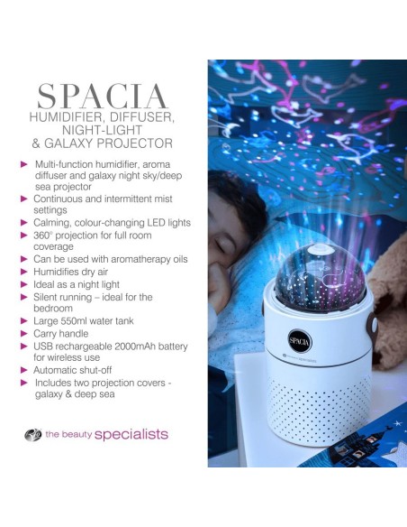 Rio Spacia aroma difuzor, ovlaživač zraka i noćno svjetlo