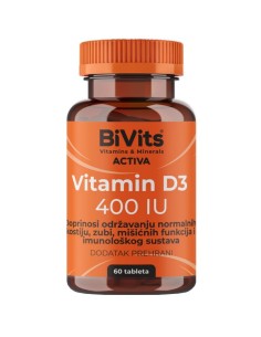 Abela BiVits Activa Vitamin D3 400 IU tablete