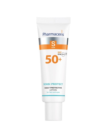 Pharmaceris S Sensi Protect zaštitna krema od sunca SPF50+ za osjetljivo lice i oči