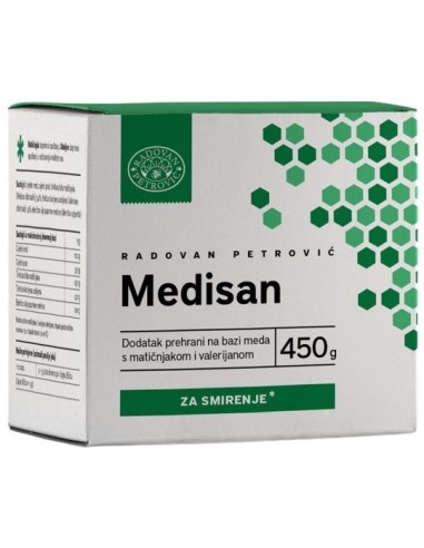 Radovan Petrović Med s matičnjakom i valerijanom za smirenje – Medisan