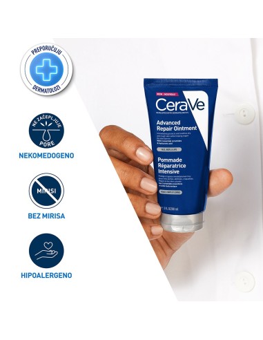 CeraVe Napredna obnavljajuća mast za obnovu suhe i grube kože