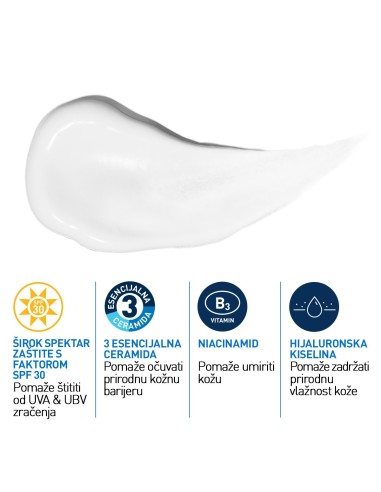 CeraVe Hidratantna njega za lice za normalnu do suhu kožu SPF30